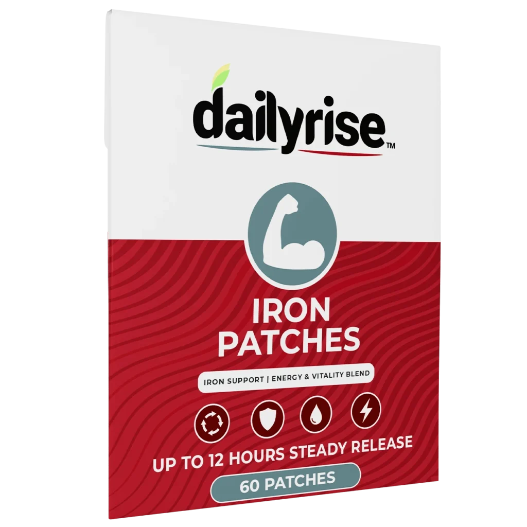 Iron with Vitamin Iron Patches Dailyrise Energy and Vitality Blend