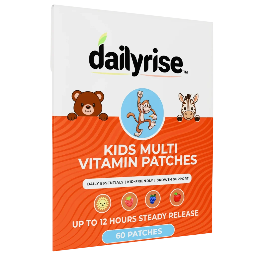 Kids Multi Vitamin Patches Dailyrise Growth Support Kid Friendly Daily Essentials