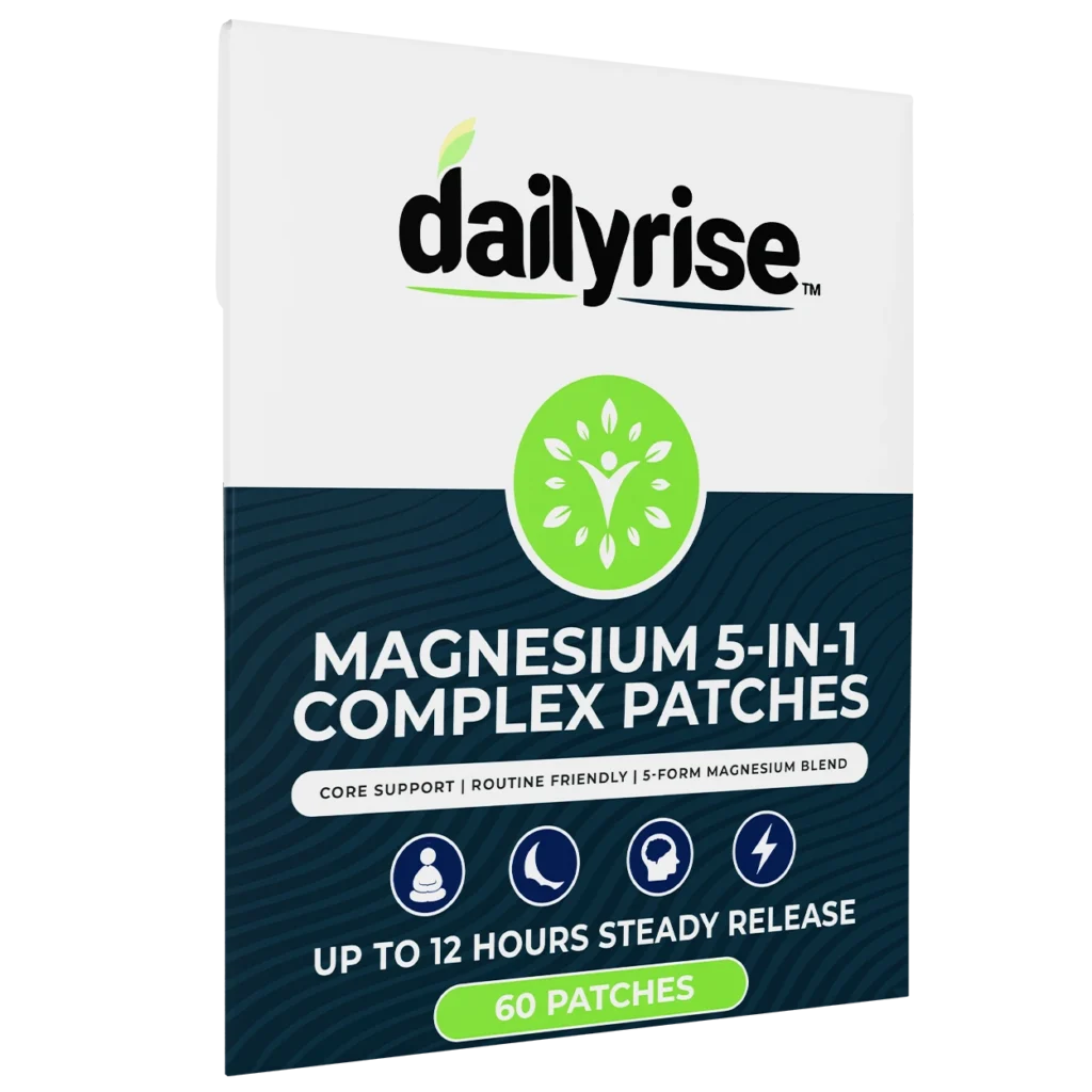 Magnesium Patches Magnesium 5-in-1 Magnesium Complex Patches Dailyrise 5-Form Magnesium Blend Magnesium Glycinate