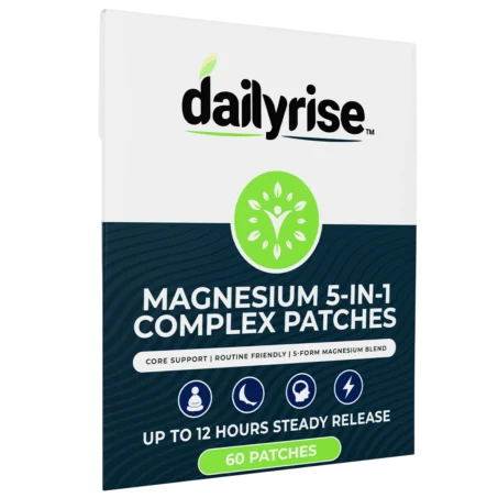 Magnesium Patches Magnesium 5-in-1 Magnesium Complex Patches Dailyrise 5-Form Magnesium Blend Magnesium Glycinate