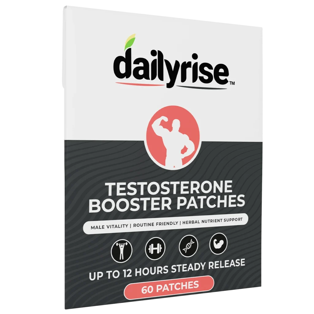 Testosterone Booster Patches Dailyrise Male Vitality Herbal Nutrient Support Testo Booster For Men