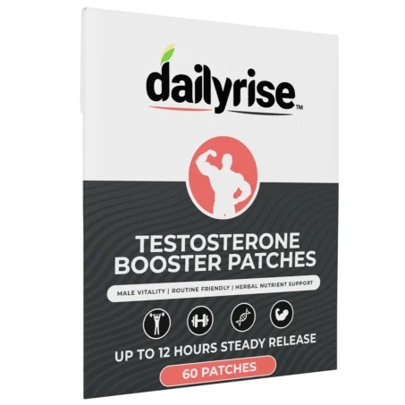 Testosterone Booster Patches Dailyrise Male Vitality Herbal Nutrient Support Testo Booster For Men