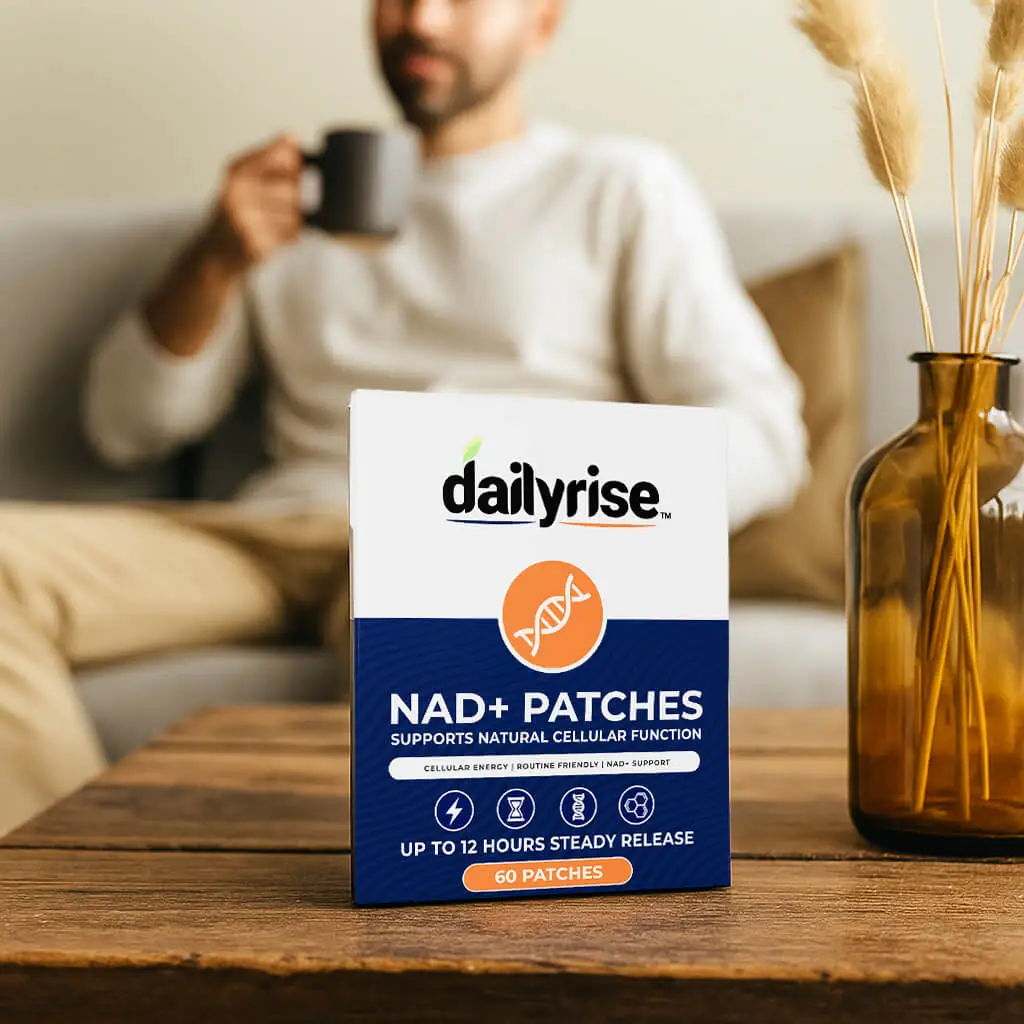 Daily Rise Wellness Patches | Small Patch, Big Difference 33 NAD+ Patches NMN + Resveratrol